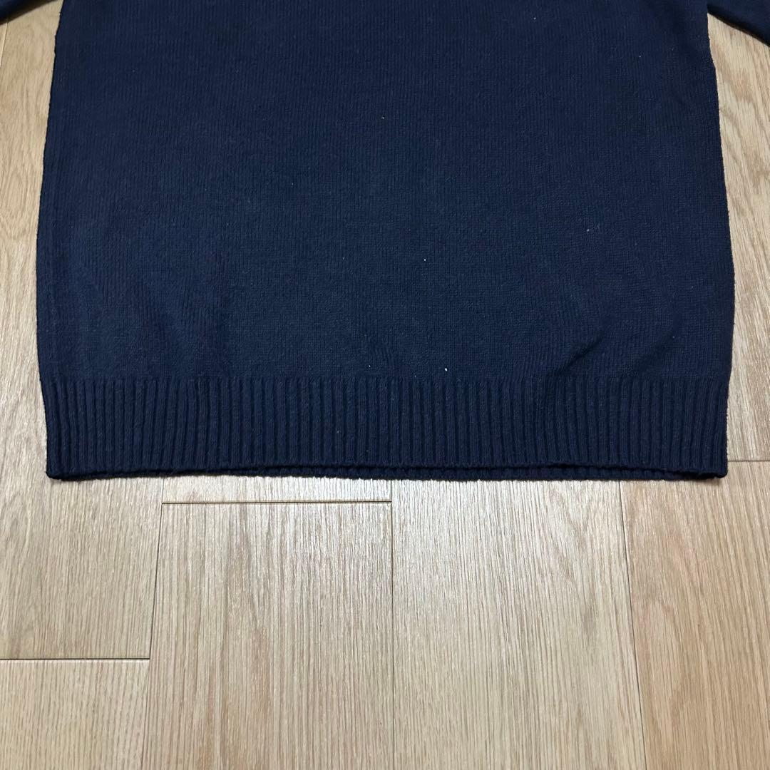 【SALE 美品 限定 傷汚れなし】GU ネイビー ニットセーター L — image 5