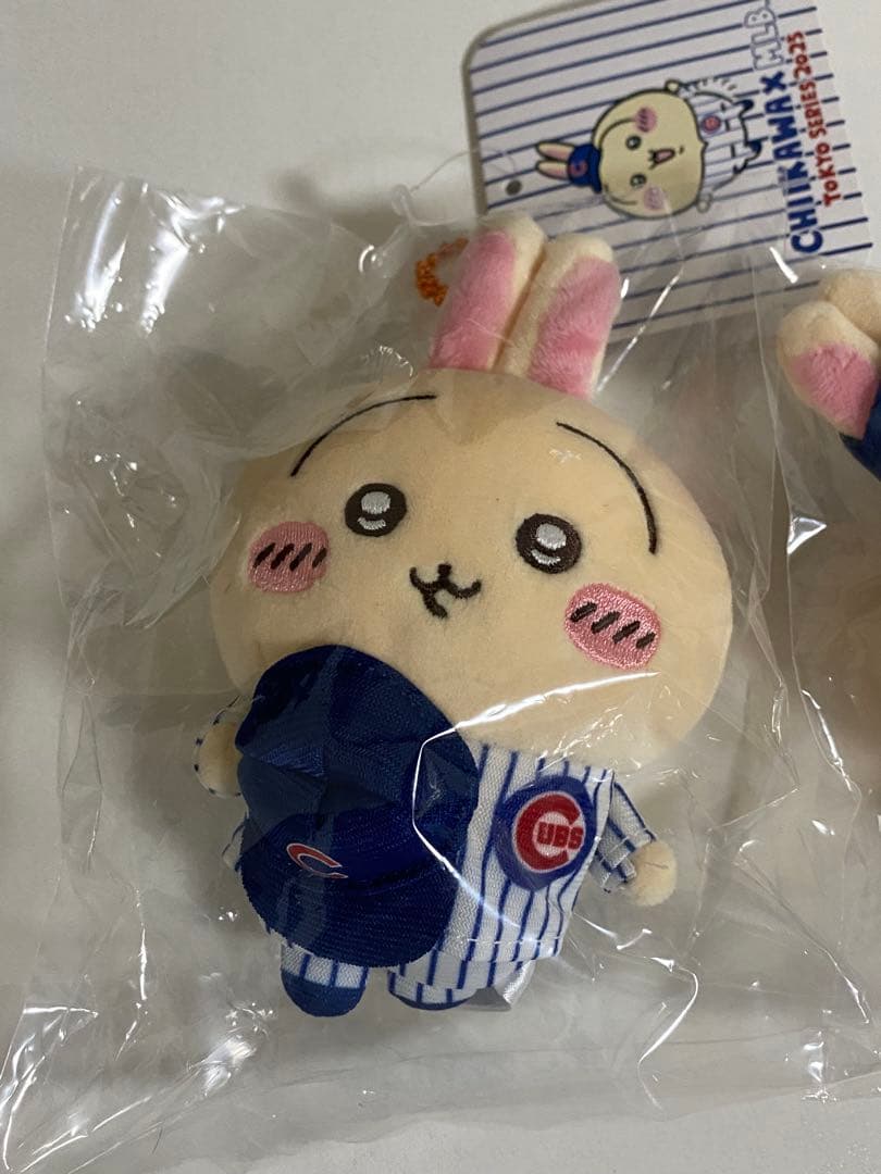 【新品未使用】ちいかわ×MLB マスコット うさぎ カブス ぬいぐるみ 野球 — image 4