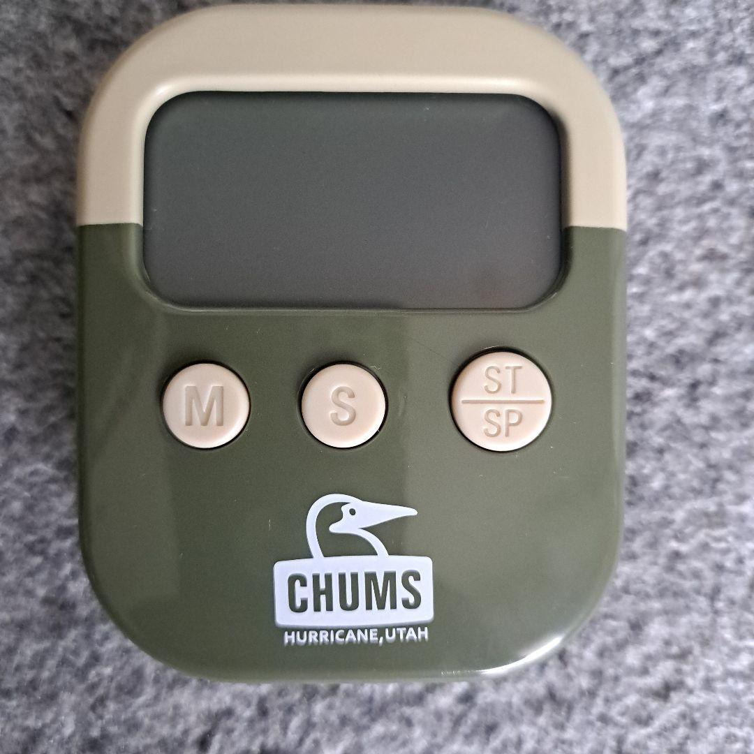 CHUMS キッチンタイマー カーキ ノベルティー — image 2