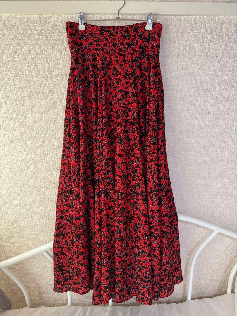 【CLANE】　DOT FLOWER CIRCULAR SKIRT — image 3