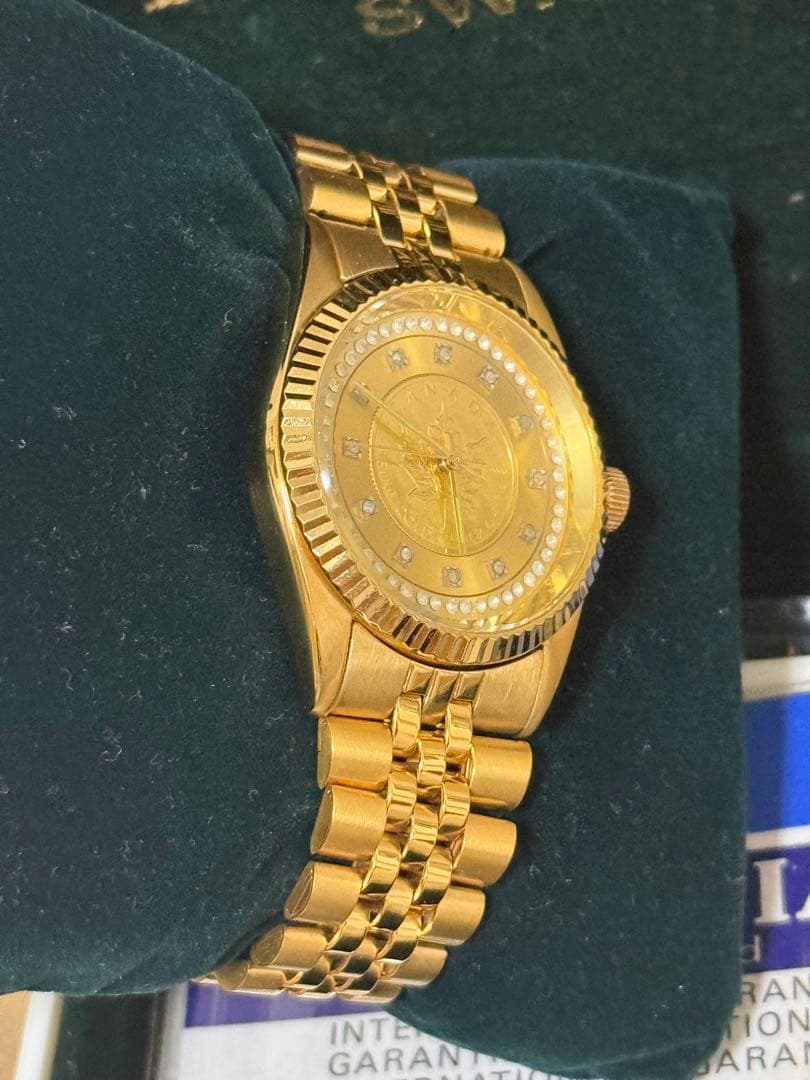 RODANIA メープルリーフ金貨1/10ozコインウォッチ稼働 — image 3