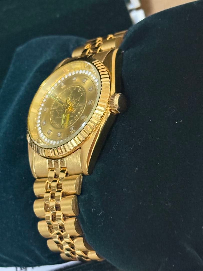 RODANIA メープルリーフ金貨1/10ozコインウォッチ稼働 — image 4