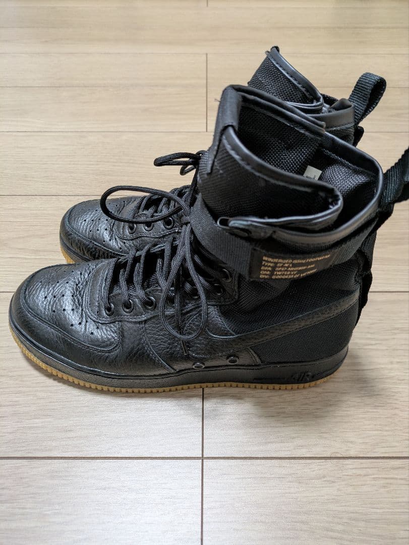 NIKE SF AF1 BK/GUM 26.5cm — image 2
