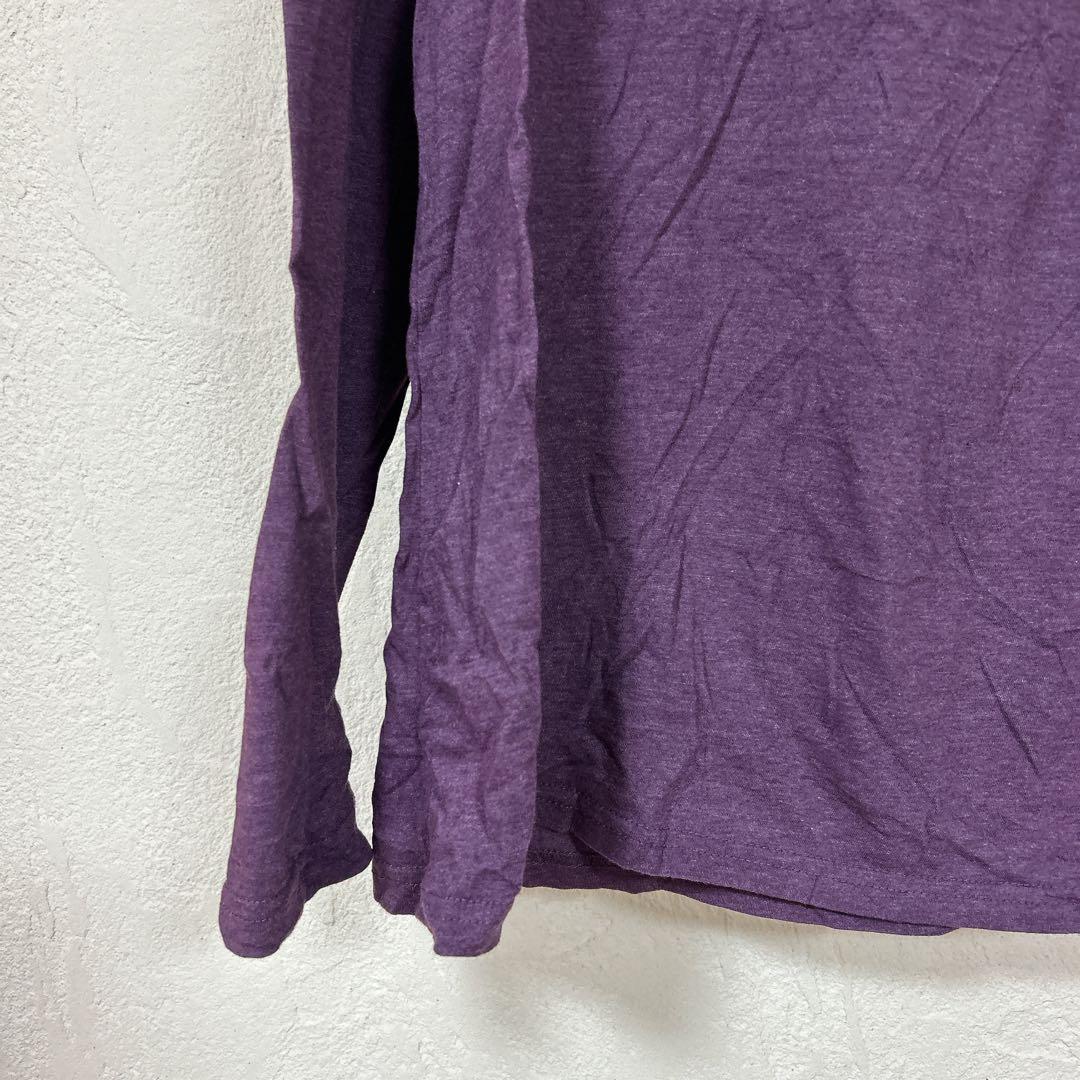 一点限り✨TIME AND TRUE パープル 長袖Tシャツ 【XL】 — image 5