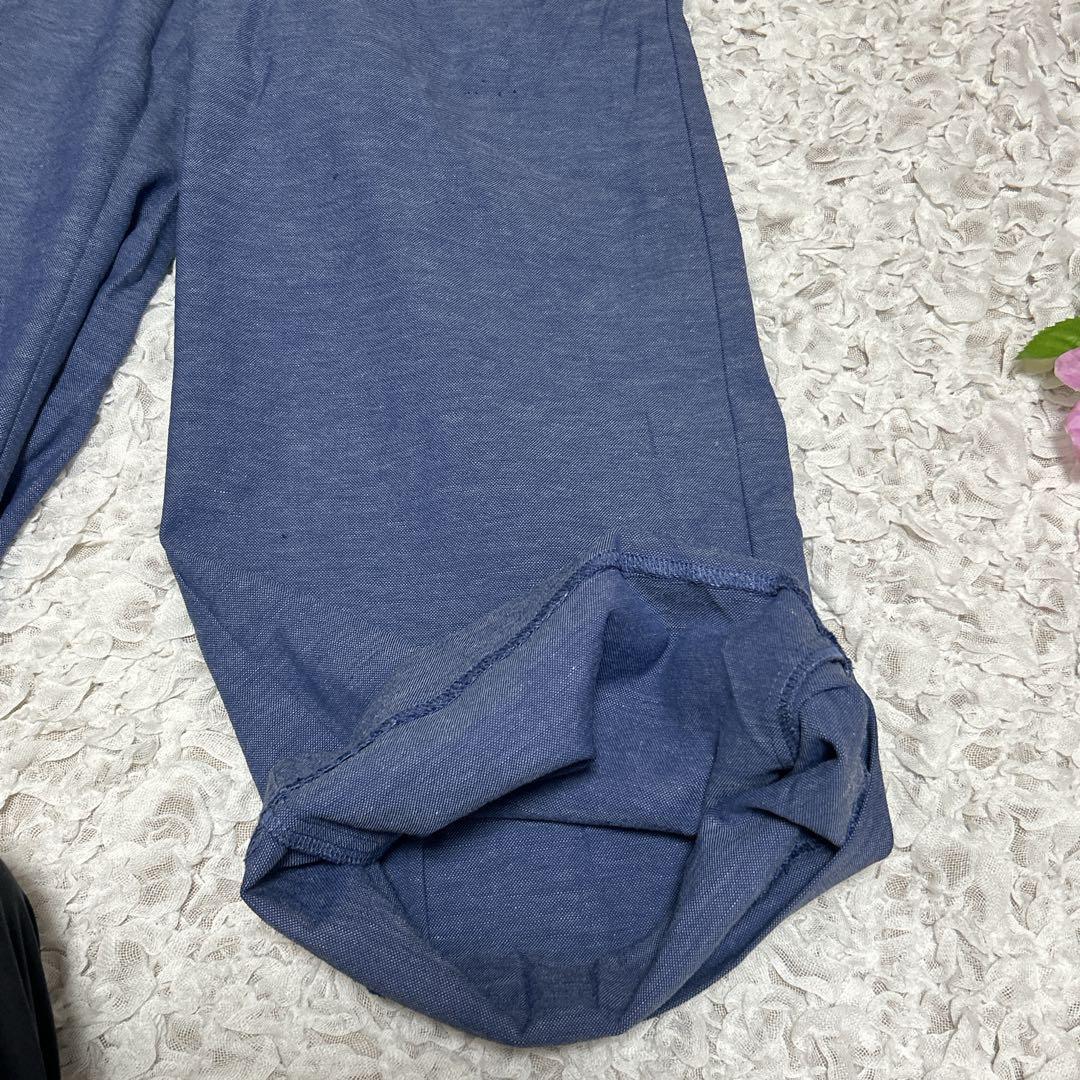 cielo 様専用PLST】プラステ【M】ワイドパンツ/青　ウエストゴム — image 5