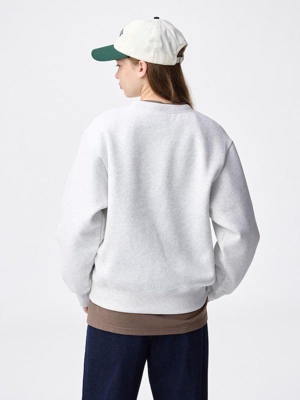 【美品】GU スンスン 裏起毛スウェット グレー XL 保温 — image 3
