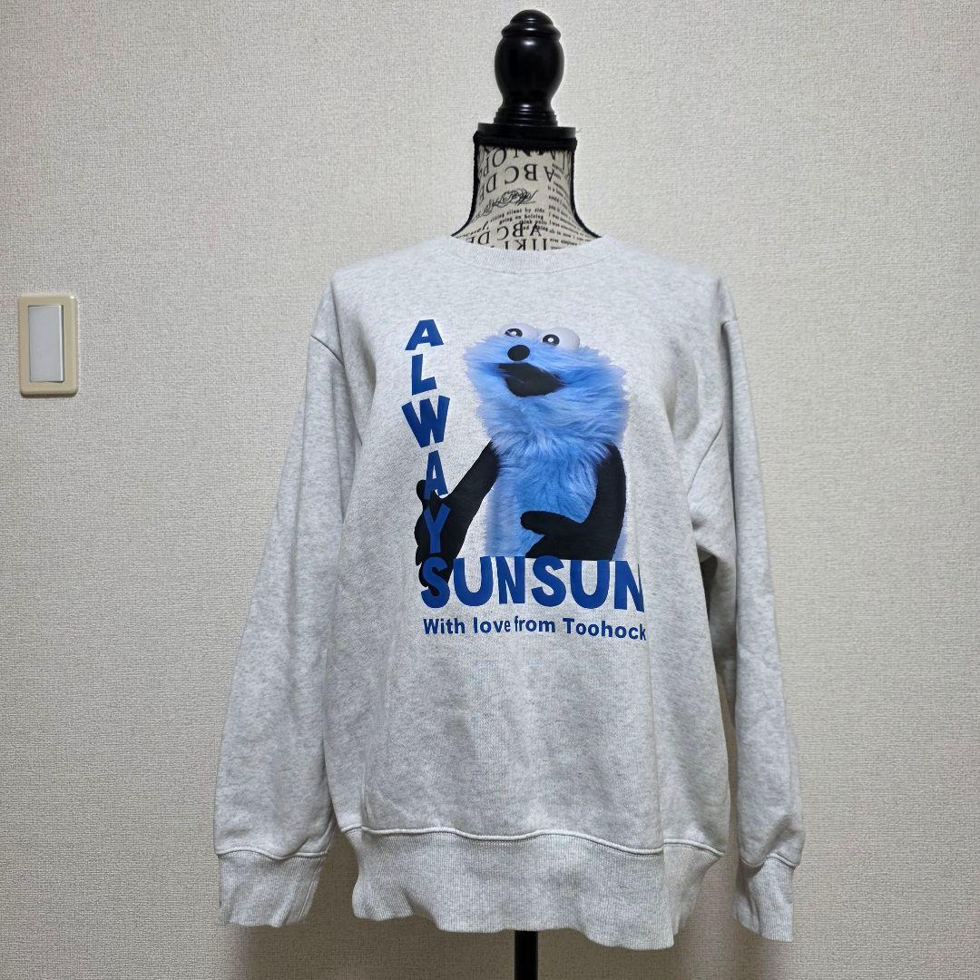 【美品】GU スンスン 裏起毛スウェット グレー XL 保温 — image 5