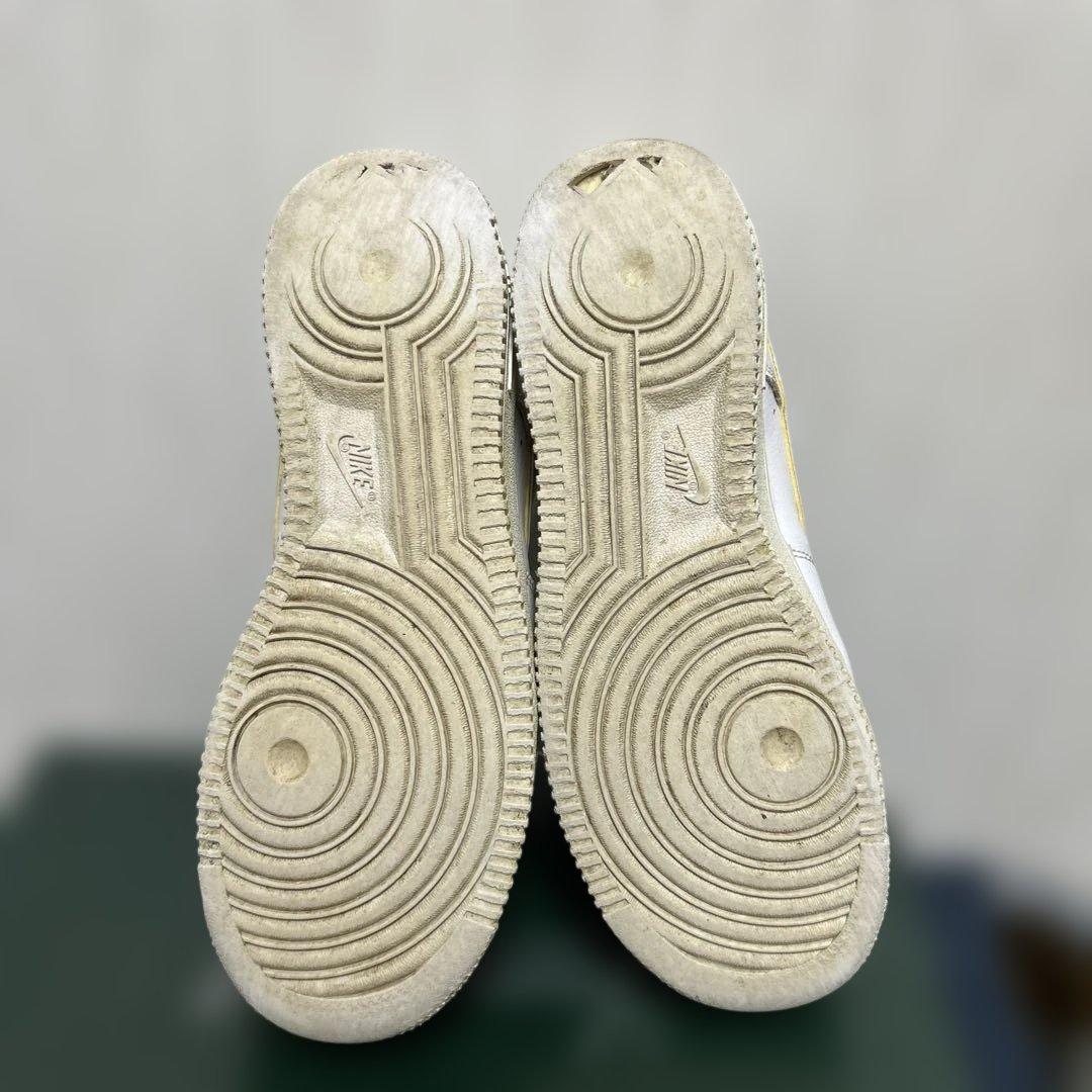 NIKE Air Force 1 ホワイト/ゴールド US8 — image 5