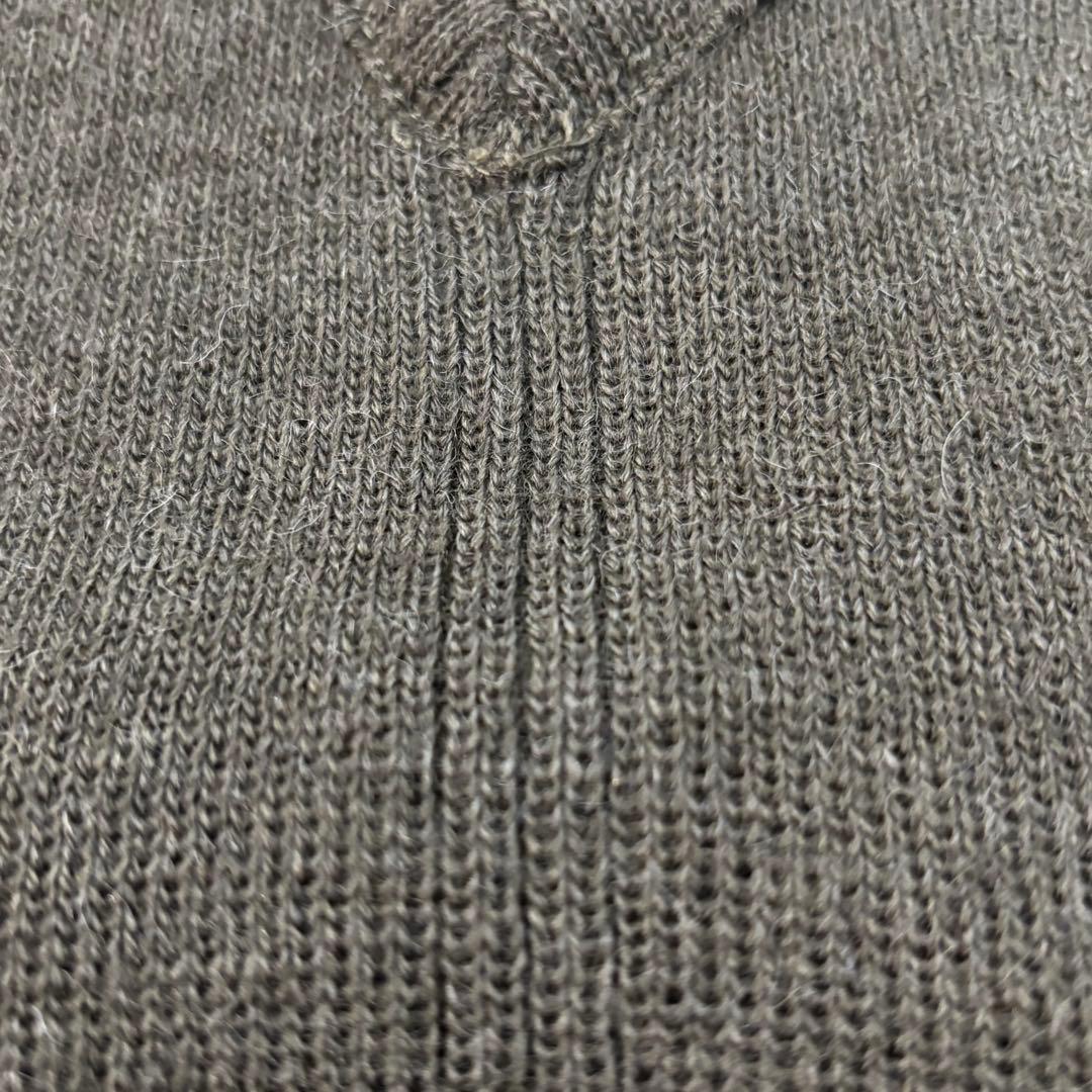 フランス軍　60's Vネックセーター　dead stock 実物　官給品　② — image 4