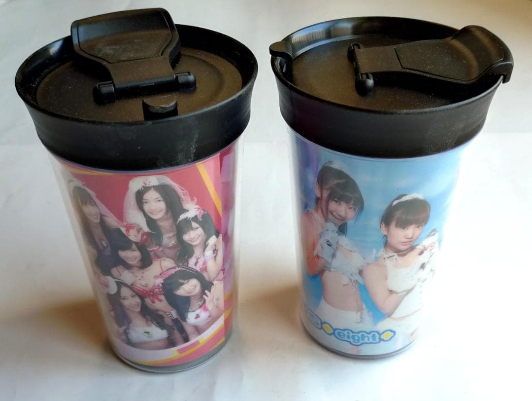 AKB48(２００7年頃）タンブラー２個セット　紙箱入り未使用品 — image 2