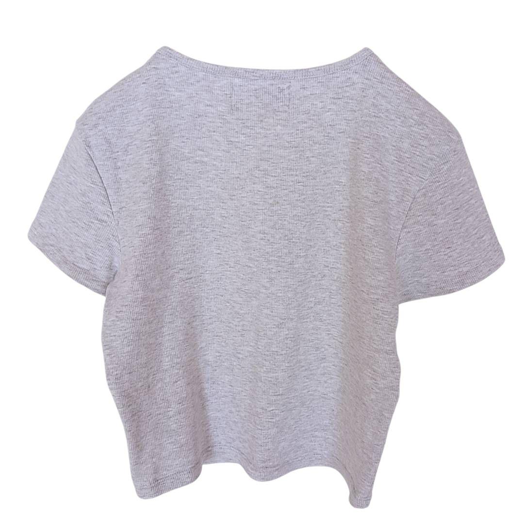 B268【Bershka】半袖 Tシャツ グレー M カジュアル ゆったり — image 3