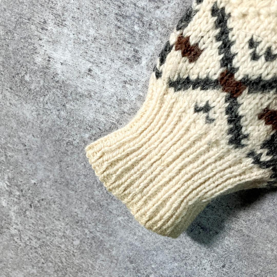 スコットランド製　Glencraig Knitwear　ノルディックセーター — image 4