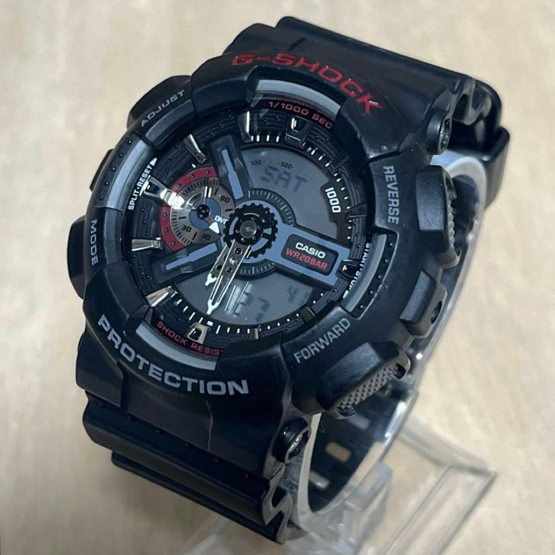 【人気モデル★完動品】G-SHOCK アナデジ GA-110 マットブラック — image 2