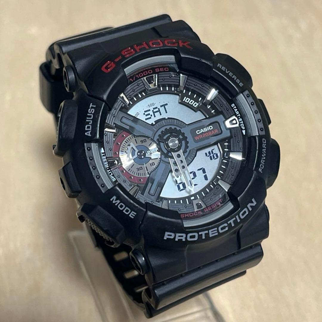 【人気モデル★完動品】G-SHOCK アナデジ GA-110 マットブラック — image 3
