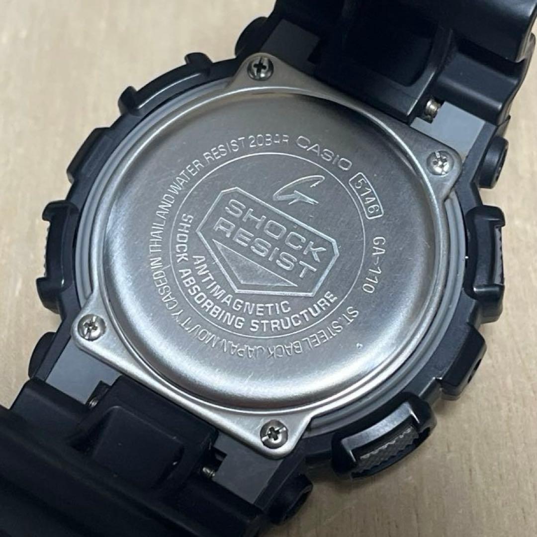 【人気モデル★完動品】G-SHOCK アナデジ GA-110 マットブラック — image 5