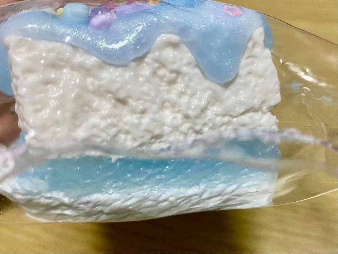 qiaoqiaoスクイーズ 2点まとめ売りセット 粘土感 クリーム泥感 クリア — image 5