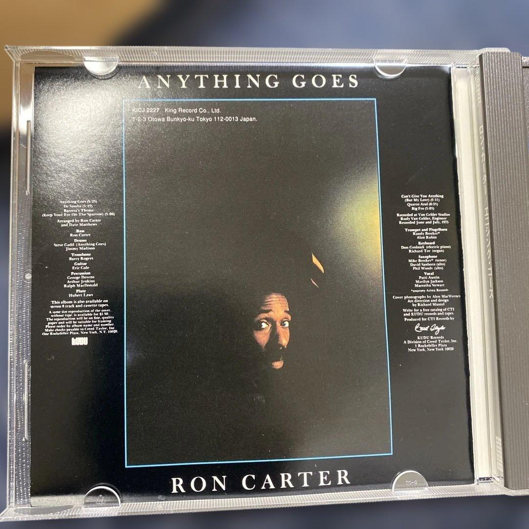 Ron Carter Anything Goes ロンカーター フュージョン — image 4