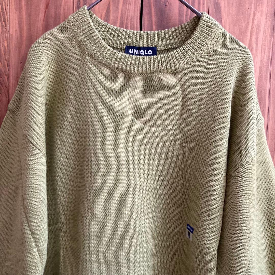 90s OLD UNIQLO ユニクロ アクリルニット グリーン — image 2