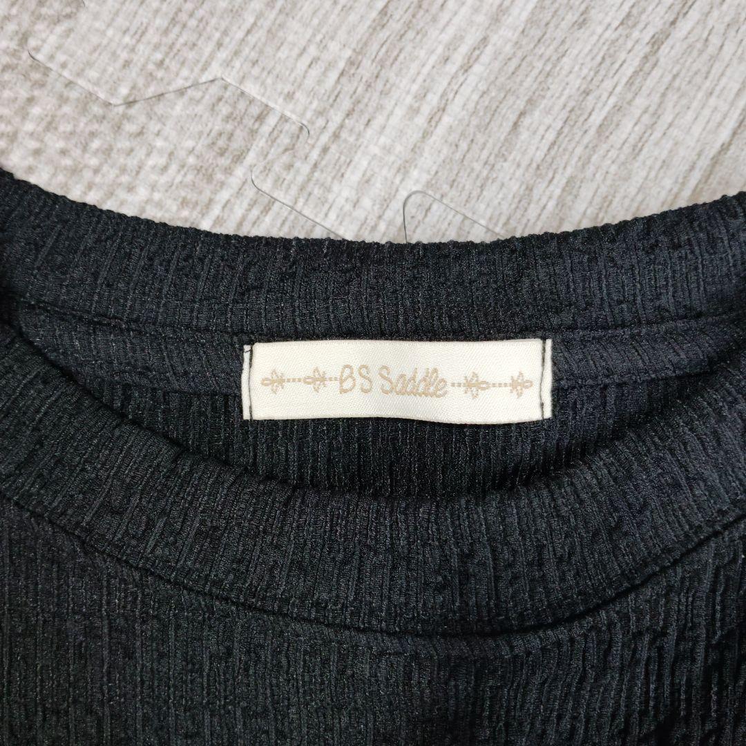 BS Saddle 半袖 トップス ブラック LLサイズ — image 2