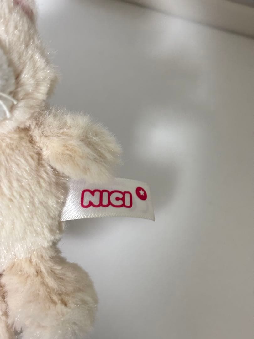 NICI 白猫 キーホルダー — image 3