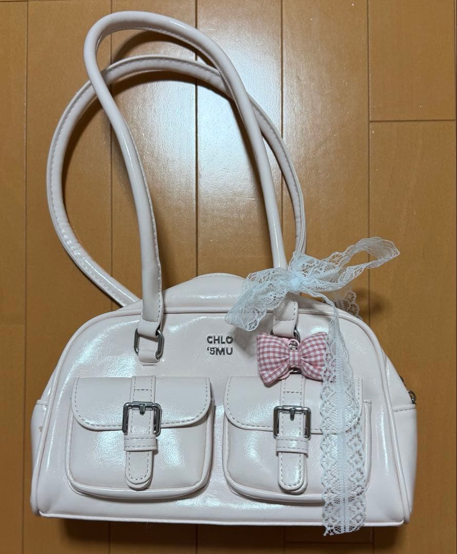SHEIN ピンク バッグ フロントポケット付き — image 3