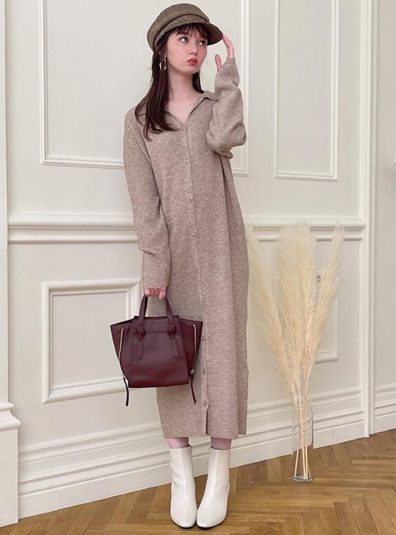 【新品】GRL 2Wayノットハンドルレザーショルダーバッグ[tr299] — image 2