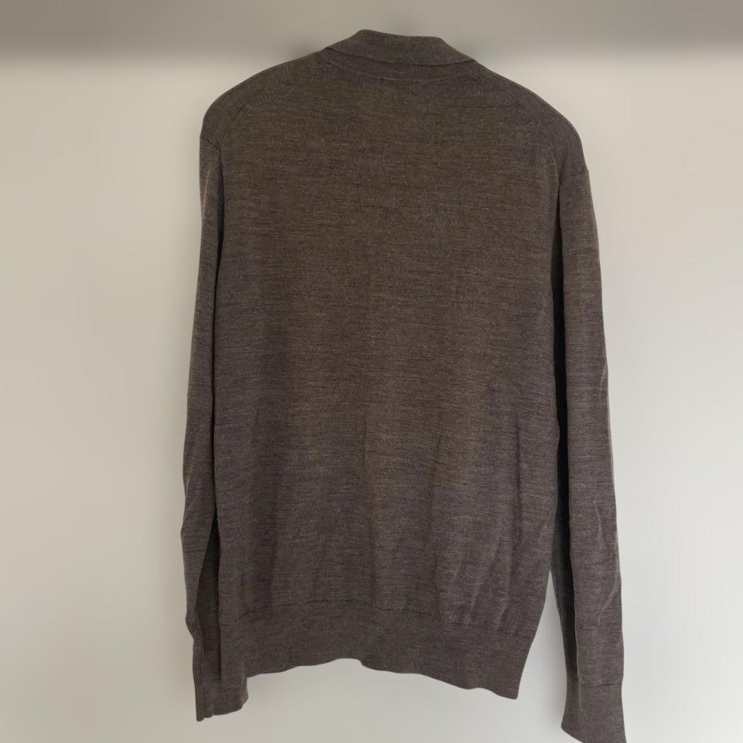 UNIQLO ニットポロシャツ ブラウン Mサイズ — image 3