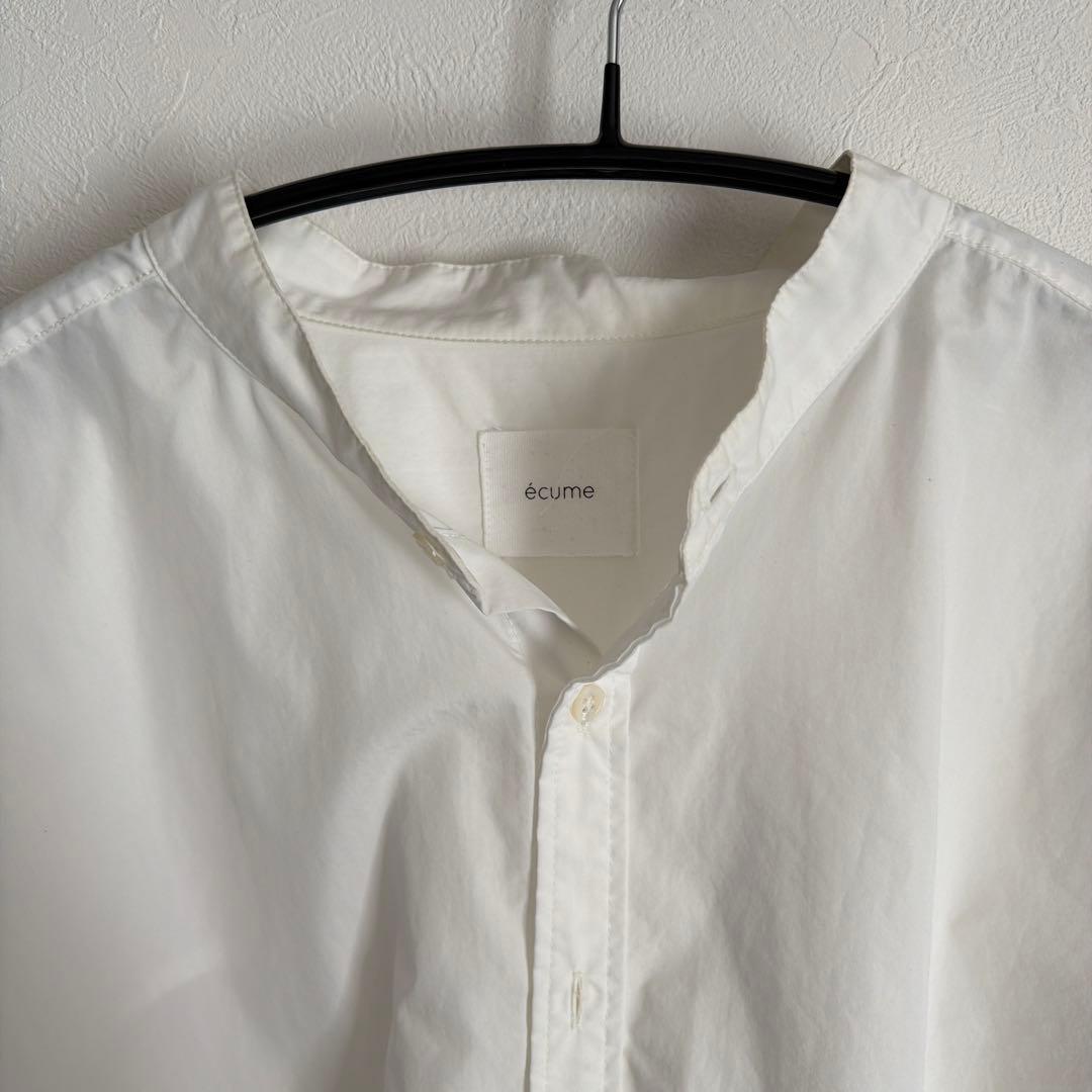 ecume エキューム ecume band collar shirts — image 5