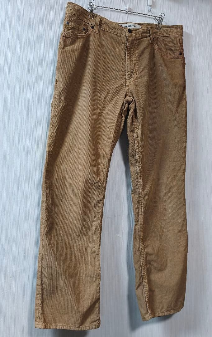 GAP　STRAIGHT FIT　コーディロイパンツ　ベージュ　86×76 — image 4
