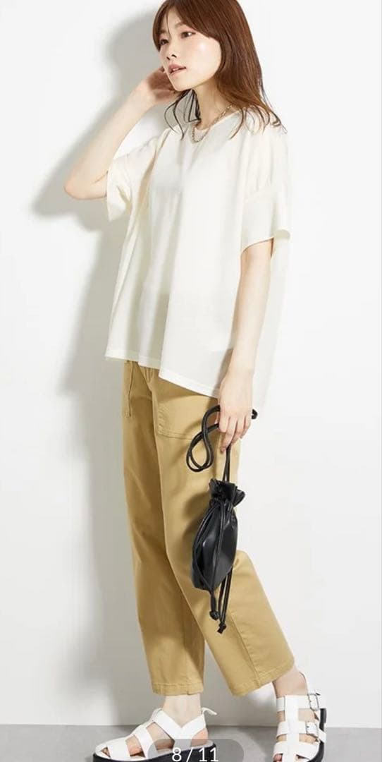 【新品未使用】Lugnoncure後ろタックプルオーバー （オフ） — image 5