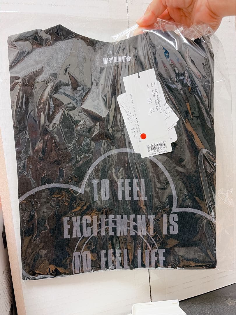【タグ付★新品未開封】MARY QUANT マリクワTシャツ ブラック Mサイズ — image 2