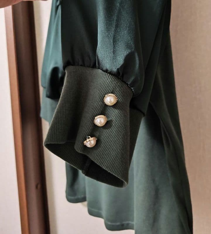 タグ付き☆noannu ノアンヌ カットソー 大きいサイズ グリーン — image 2