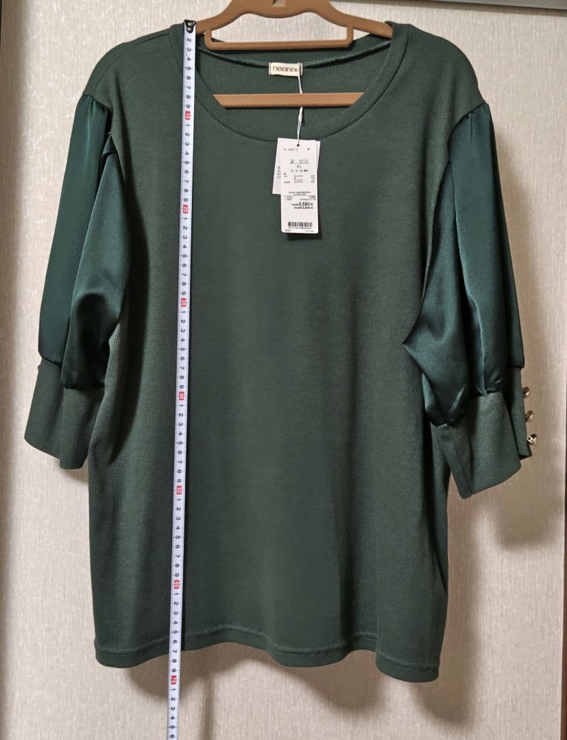 タグ付き☆noannu ノアンヌ カットソー 大きいサイズ グリーン — image 5