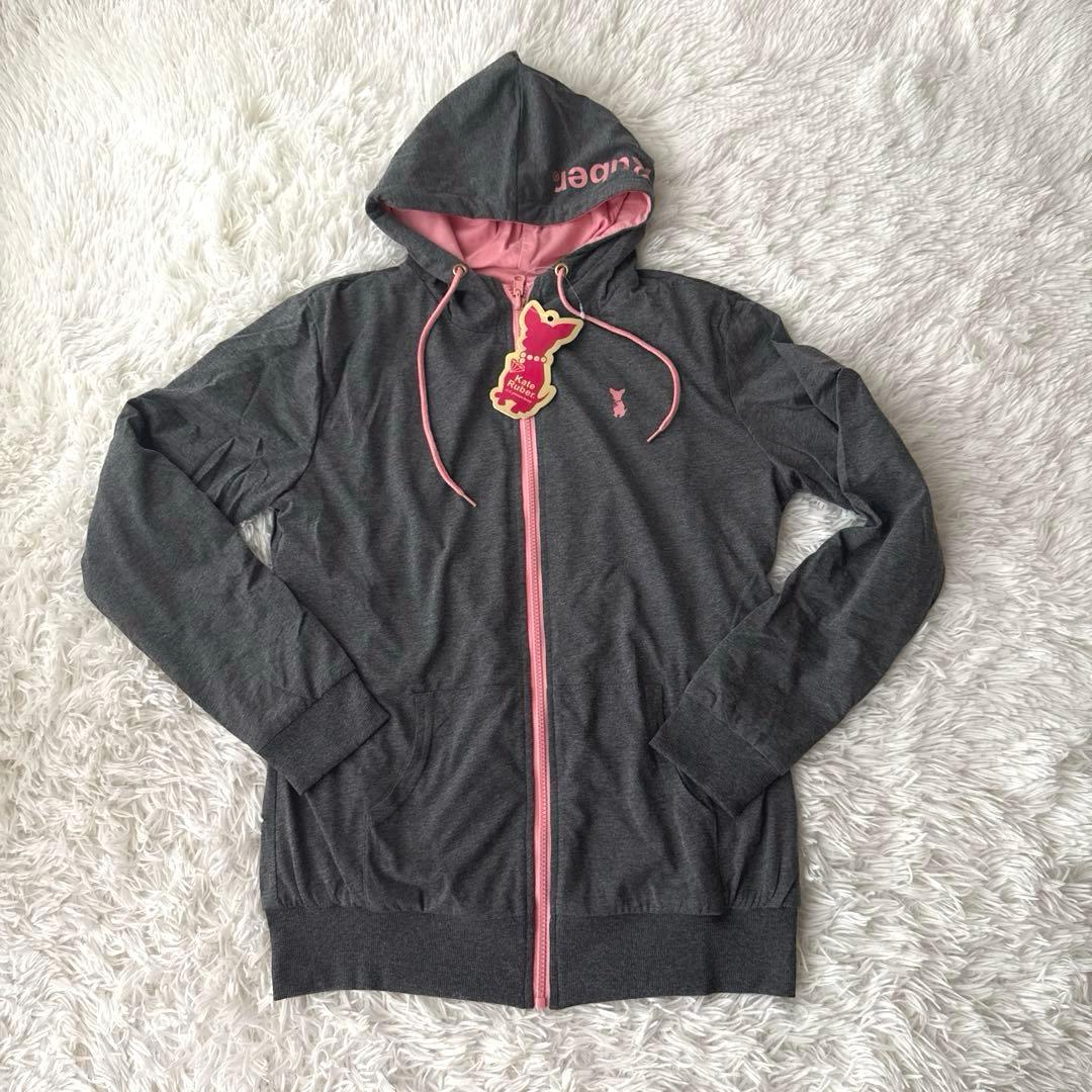 【新品】Kate Ruber サウナスーツ セットアップ L ピンク×グレー — image 2