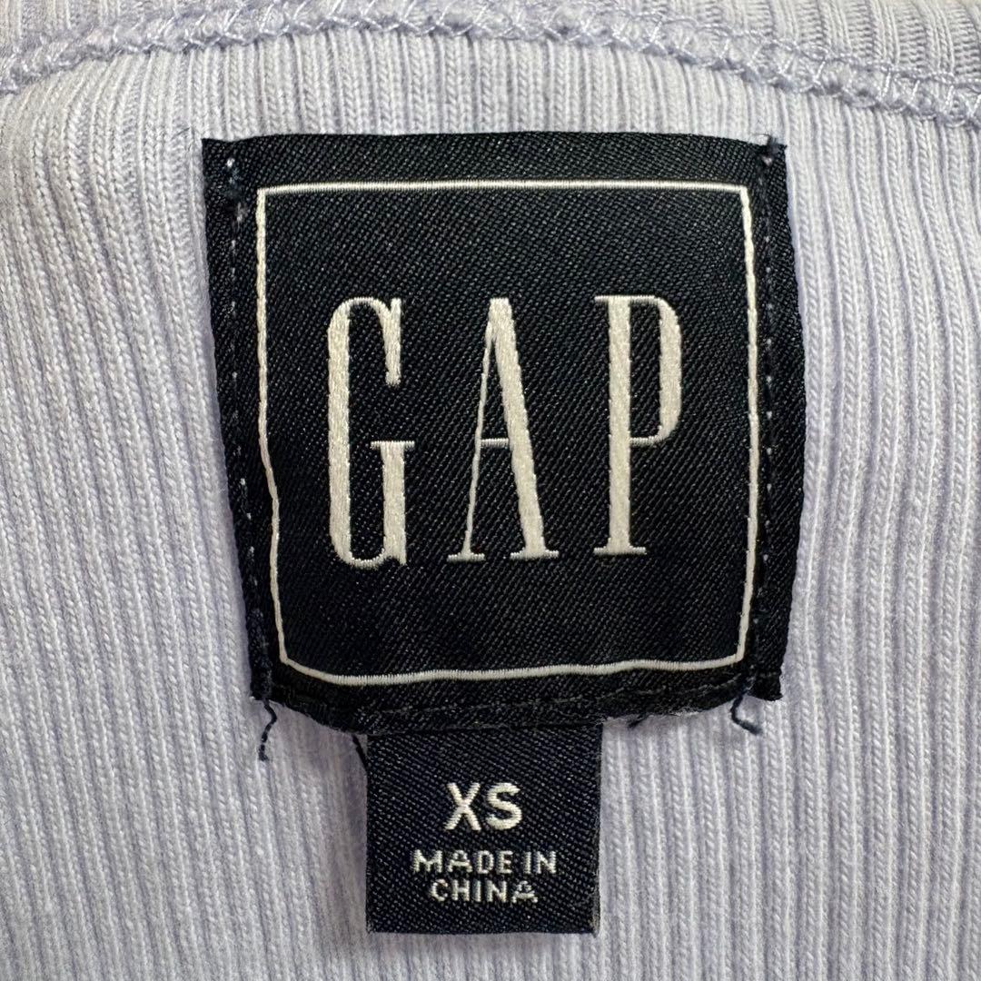 【 GAP 】リブヘンリーネック長袖カットソー y2k 平成 — image 3
