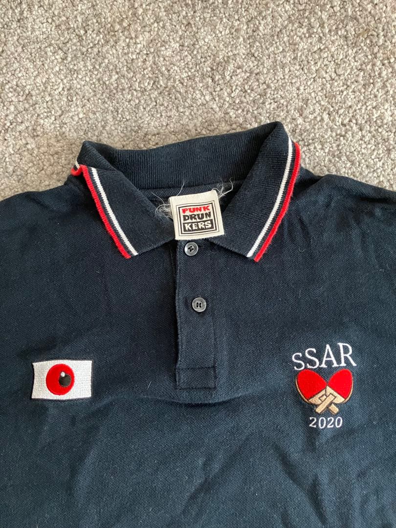 PUNK DRUNKERS ポロシャツ SSAR 2020 ブラック — image 3
