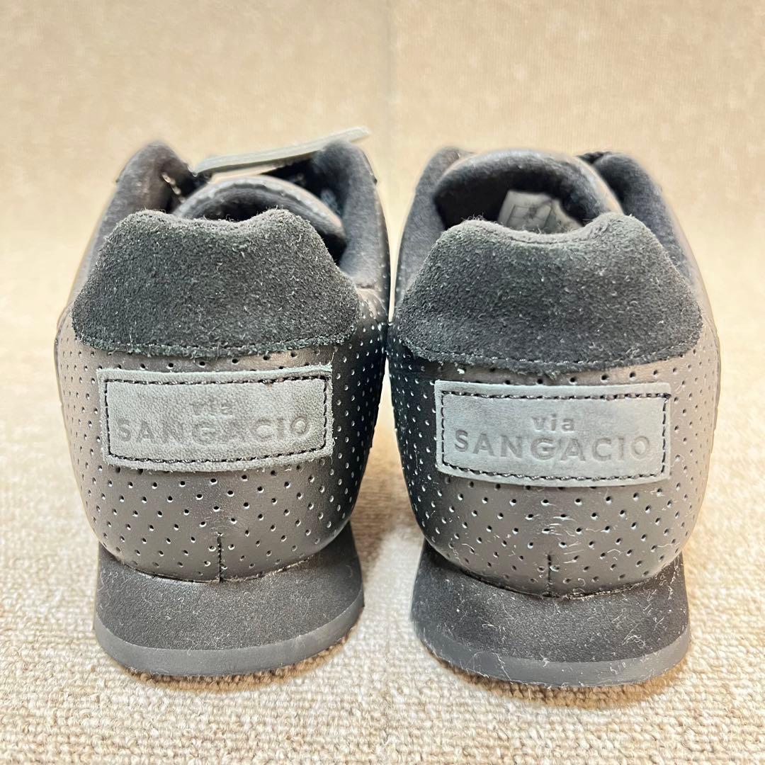 未使用品級✨SANGACIO MOM BLACK レザースニーカー 25.5 — image 3