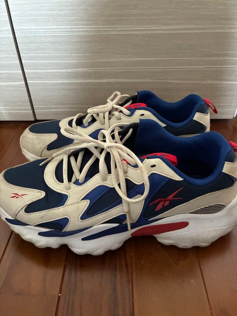 Reebok スニーカー ネイビー ホワイト レッド（箱無し） — image 2