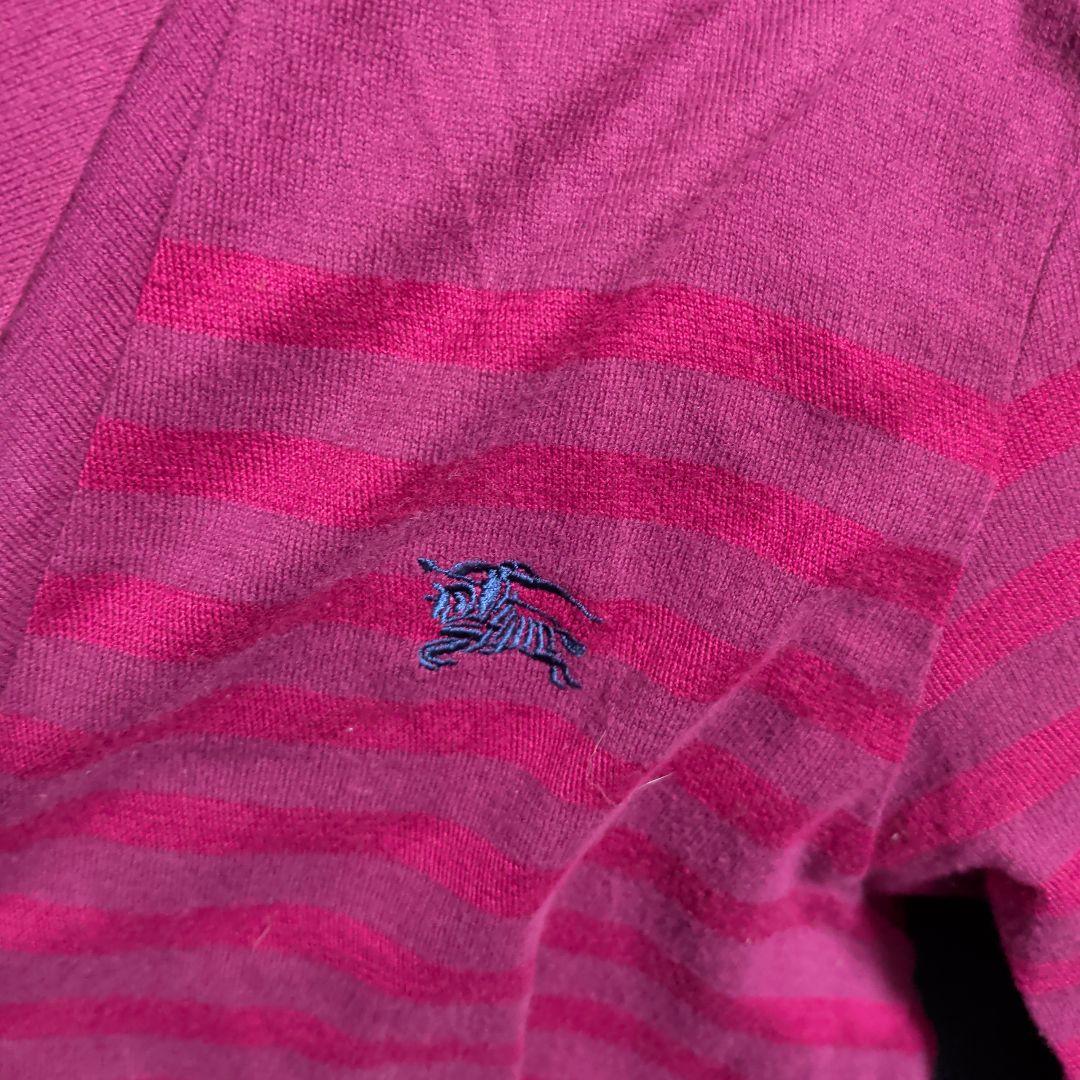 Burberry Black Label ピンク ストライプ ニット　サイズM — image 3