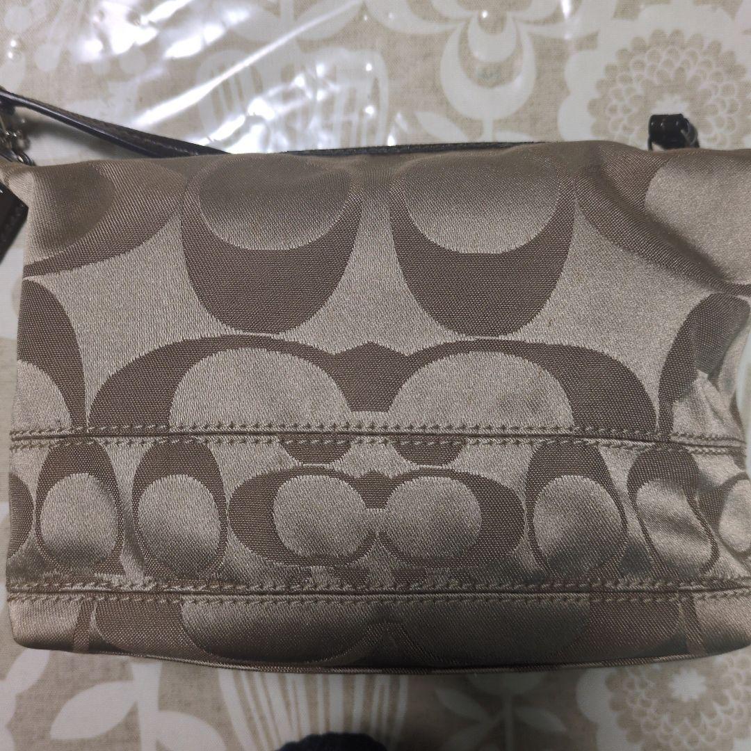 COACH シグネチャー ハンドバッグ ベージュ — image 3