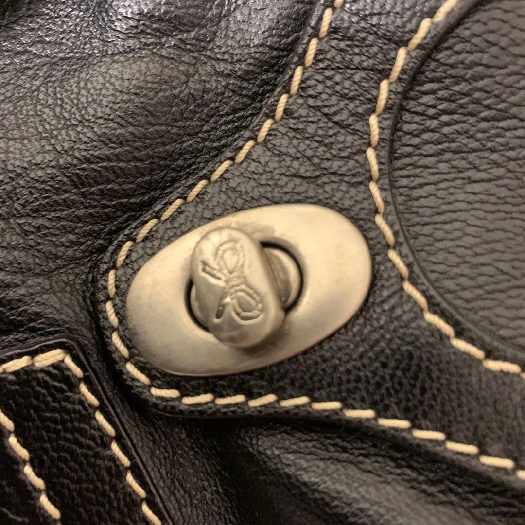 Anya Hindmarch レザー ハンドバッグ ブラック — image 2