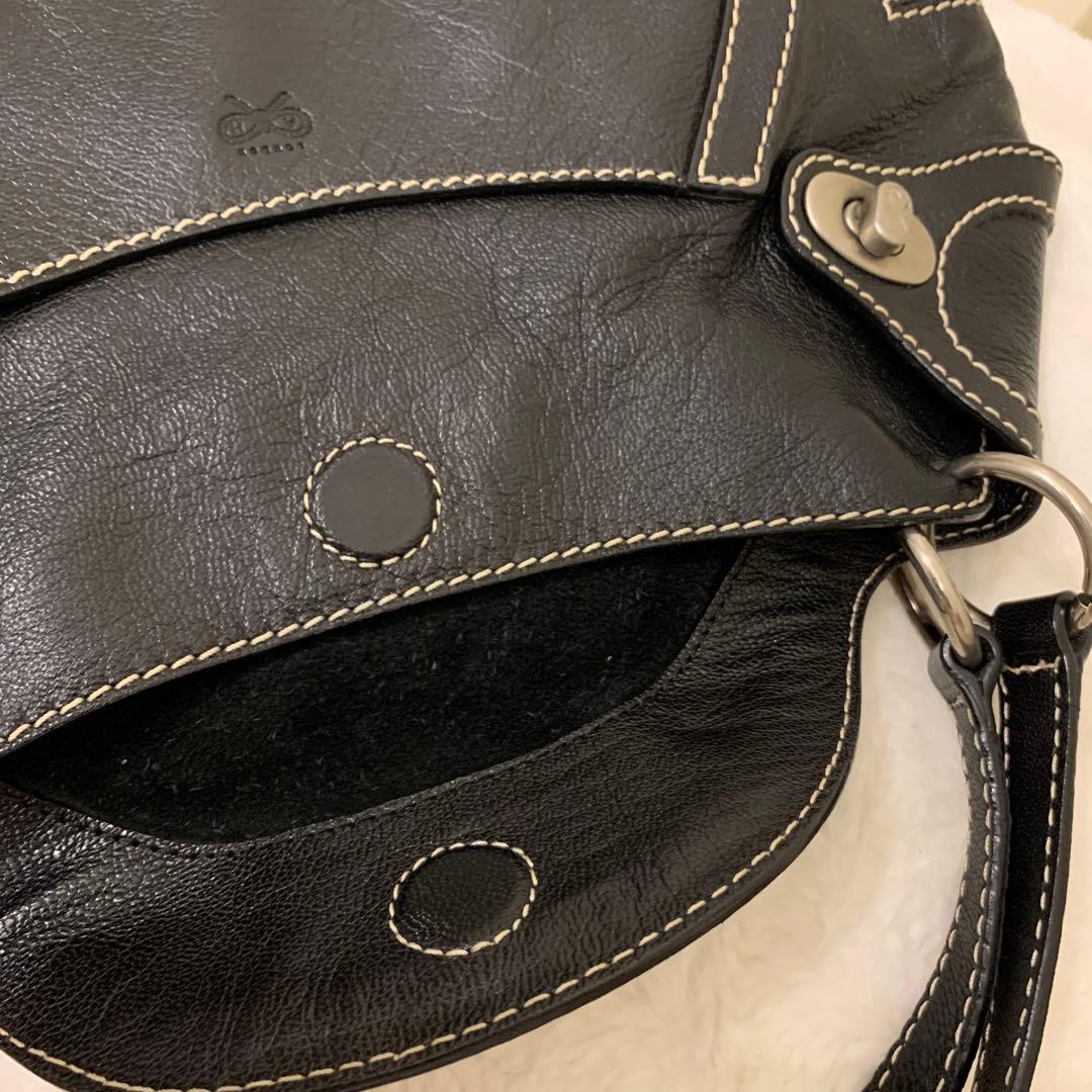 Anya Hindmarch レザー ハンドバッグ ブラック — image 5