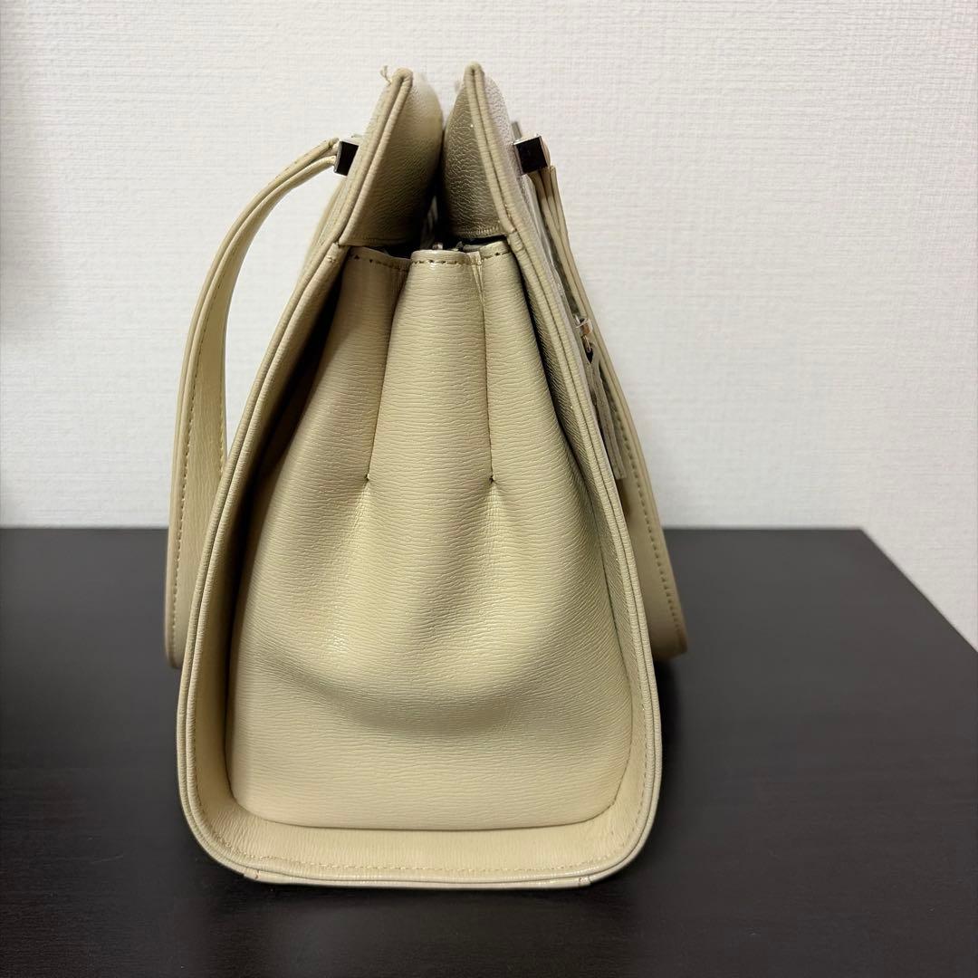GRES PARIS ハンドバッグ トートバッグ ベージュ レザー — image 4