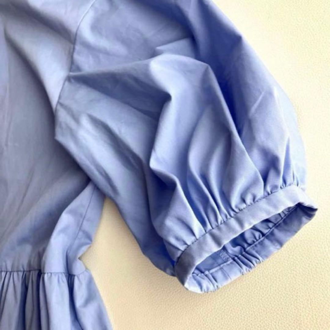 【美品】グリーンレーベルリラクシング 2024パフスリーブ ロングワンピース — image 3