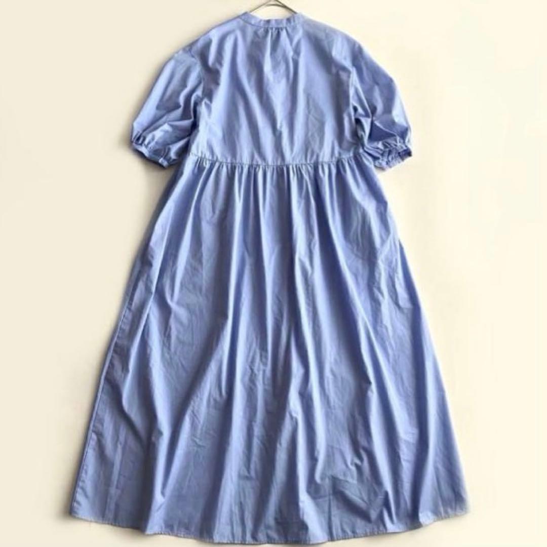 【美品】グリーンレーベルリラクシング 2024パフスリーブ ロングワンピース — image 5