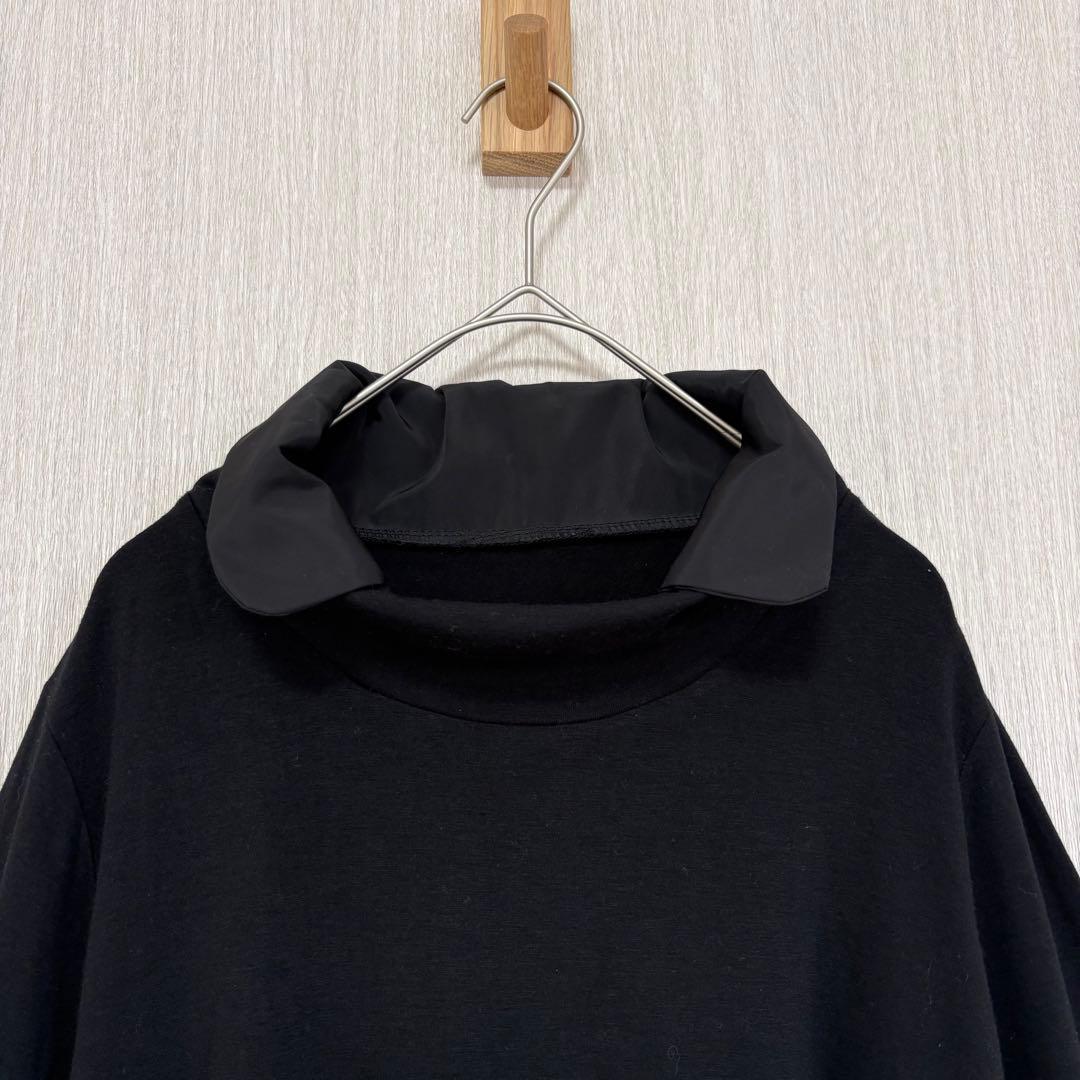 【Je crois soi】　異素材ハイネックカットソー　長袖　　M〜L くろ — image 3