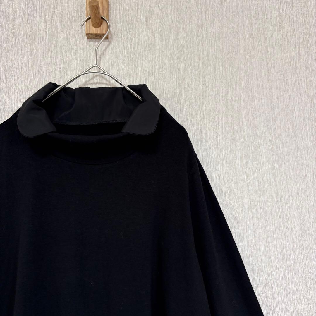 【Je crois soi】　異素材ハイネックカットソー　長袖　　M〜L くろ — image 4