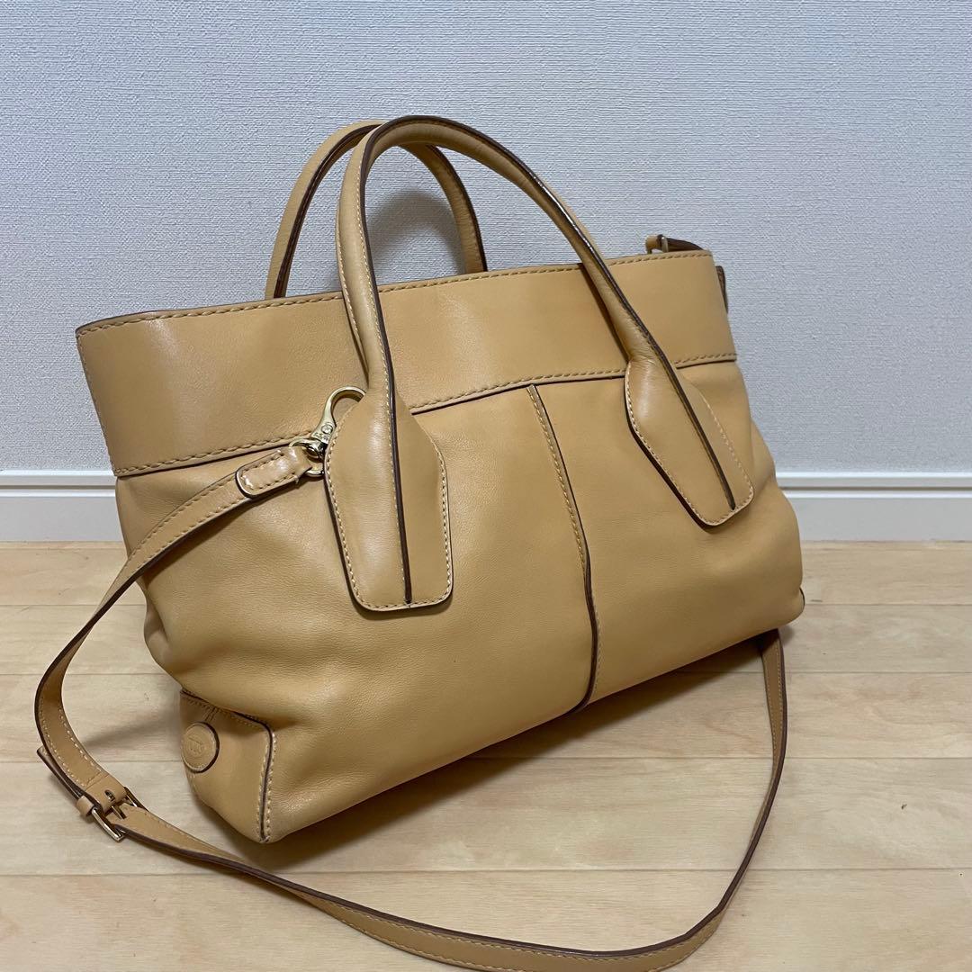 ■ TOD'S（トッズ） 良品 / レザー/ハンドバッグ/ ベージュ系 — image 2