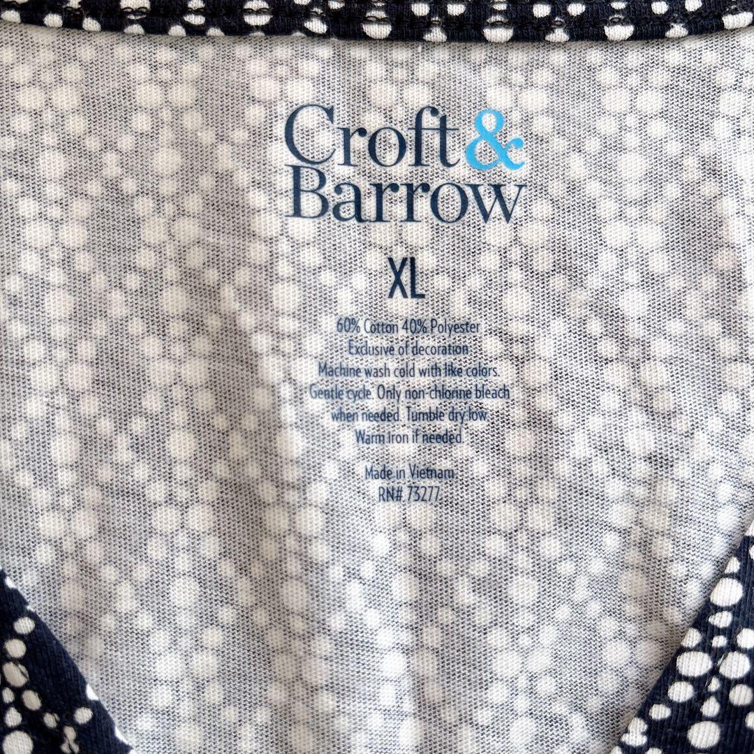 美品✨Croft & Barrow 【XL 】ノースリーブトップス　ネイビー — image 2