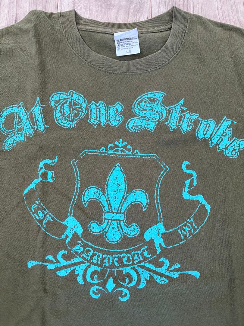 At One Stroke Tシャツ L オリーブ　東京ブルータルハードコア — image 2
